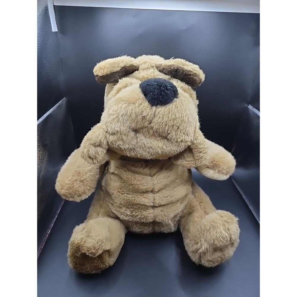 Cuddle Wit Brown Dog Vintage Stuffed‎ Animal Plush Toy Big Soft